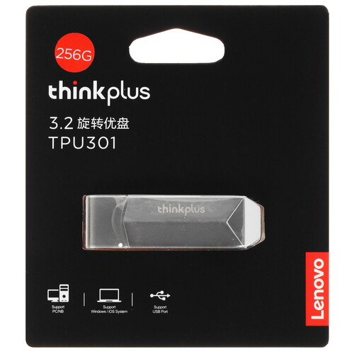 Купить Память USB Flash 256 ГБ Lenovo ThinkPlus Spin Drive [36005621] в интернет-магазине DNS. Характеристики, цена Lenovo ThinkPlus Spin Drive | 5416004.