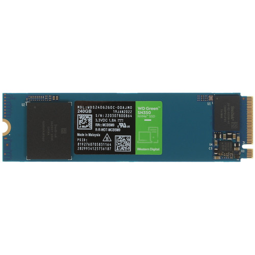 Купить 240 ГБ M.2 NVMe накопитель WD Green SN350 [WDS240G2G0C] в интернет-магазине DNS. Характеристики, цена WD Green SN350 | 5073050.