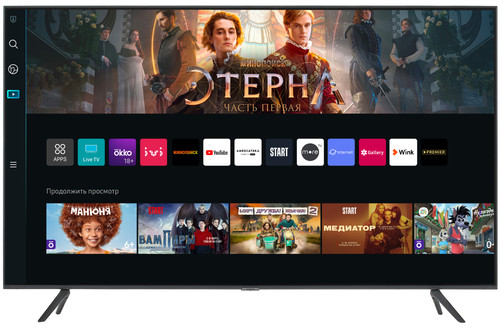 Купить 58" (146 см) Телевизор Samsung UE58AU7100UXCE черный в интернет-магазине DNS. Характеристики, цена Samsung UE58AU7100UXCE | 5071193.