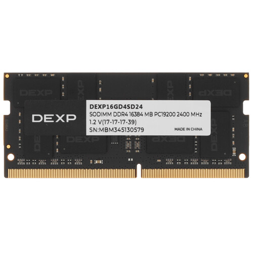 Купить Оперативная память SODIMM DEXP  16 ГБ в интернет-магазине DNS. Характеристики, цена DEXP | 5437503.