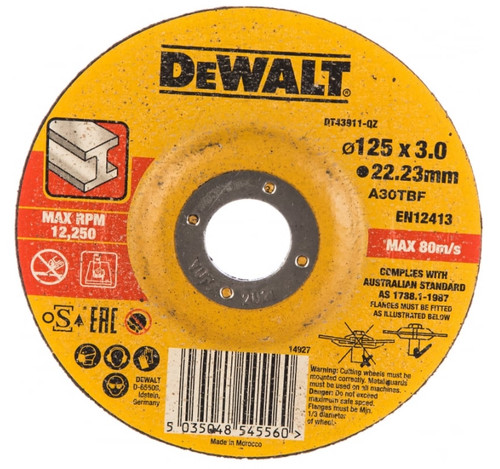 Купить Диск отрезной DeWalt DT43911 в интернет-магазине DNS. Характеристики, цена DeWalt DT43911 | 9013967.
