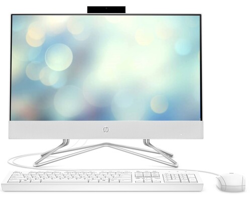 Купить 21.5" Моноблок HP 22-df0030ur (FHD) Athlon 3050U/4GB/256GB SSD/KB+M/DOS/White в интернет-магазине DNS. Характеристики, цена  | 1694755.