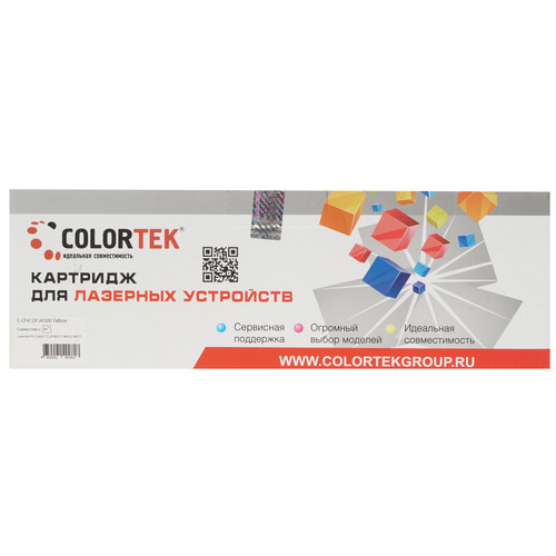 Купить Картридж лазерный Colortek CF412X (410X) Y желтый в интернет-магазине DNS. Характеристики, цена Colortek CF412X (410X) Y | 1377619.