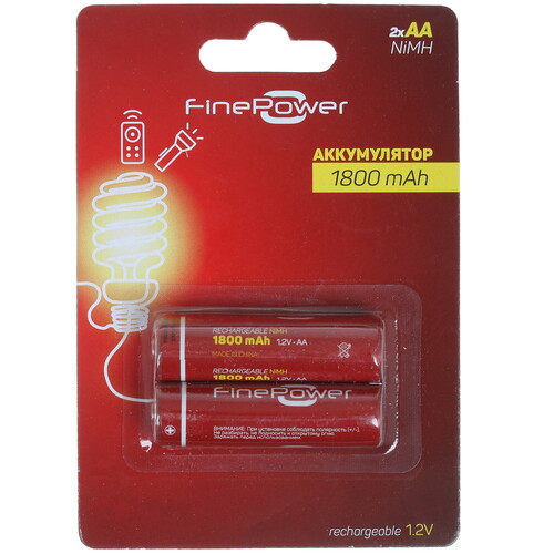 Купить Аккумулятор FinePower KT1322 1800 мА*ч в интернет-магазине DNS. Характеристики, цена FinePower KT1322 | 1258434.