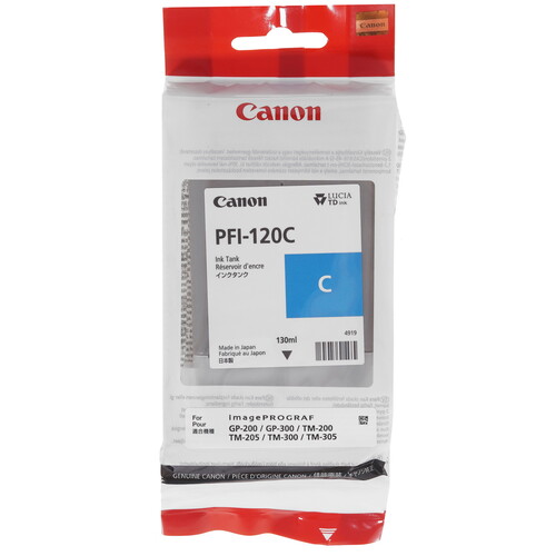 Купить Картридж Canon PFI-120 C голубой в интернет-магазине DNS. Характеристики, цена Canon PFI-120 C | 5370047.