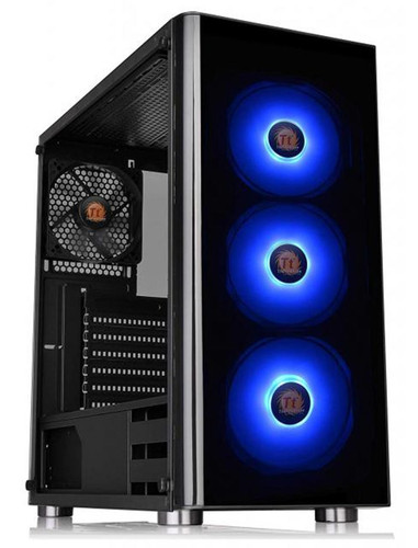 Купить Корпус Thermaltake V200 Tempered Glass RGB Edition [CA-1K8-00M1WN-01] черный в интернет-магазине DNS. Характеристики, цена Thermaltake V200 Tempered Glass RGB Edition | 1277236.