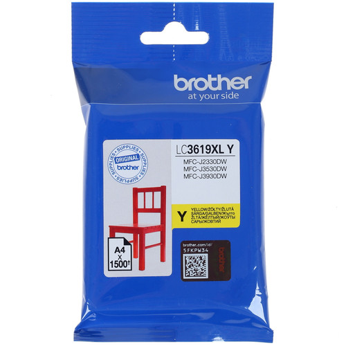 Купить Картридж Brother LC-3619XLY желтый в интернет-магазине DNS. Характеристики, цена Brother LC-3619XLY | 1175398.