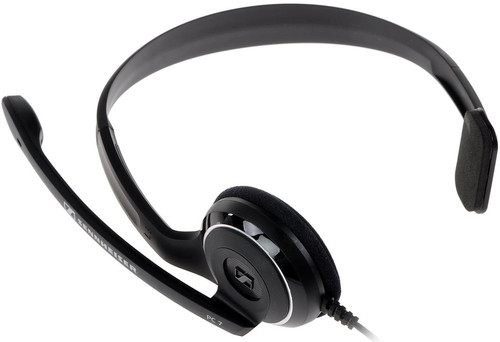 Купить Проводная моногарнитура EPOS Sennheiser PC7  черный 2013 в интернет-магазине DNS. Характеристики, цена EPOS Sennheiser PC7 | 0167934.