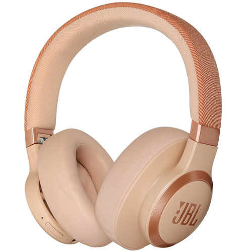 Купить Беспроводные/проводные наушники JBL Live 770NC  бежевый 2023 в интернет-магазине DNS. Характеристики, цена JBL Live 770NC | 5448467.