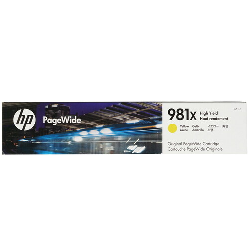 Купить Картридж HP 981X (L0R11A) желтый в интернет-магазине DNS. Характеристики, цена HP 981X (L0R11A) | 1175458.