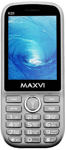 Купить Сотовый телефон Maxvi K20 серый в интернет-магазине DNS. Характеристики, цена Maxvi K20 | 5005176.
