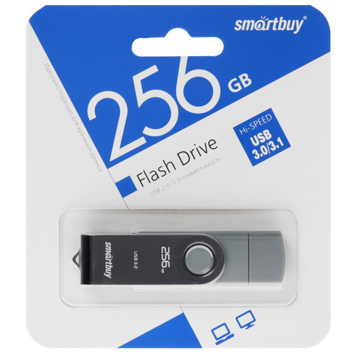 Купить Память OTG USB Flash 256 ГБ SmartBuy Twist Dual [SB256GB3DUOTWK] в интернет-магазине DNS. Характеристики, цена SmartBuy Twist Dual | 5440172.