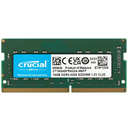 Купить Оперативная память SODIMM Crucial [CT16G4SFRA32A] 16 ГБ в интернет-магазине DNS. Характеристики, цена Crucial | 5072643.