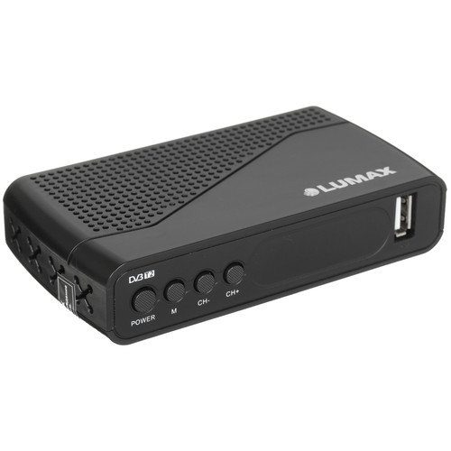 Купить Приставка для цифрового ТВ Lumax DV1107HD черный в интернет-магазине DNS. Характеристики, цена Lumax DV1107HD | 1665018.