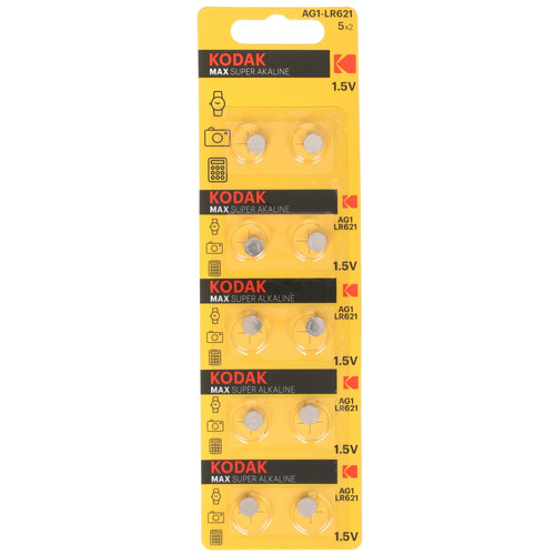 Купить Батарейка Kodak MAX LR60 (AG1/G1/LR621/364A/164) в интернет-магазине DNS. Характеристики, цена Kodak MAX | 4741266.