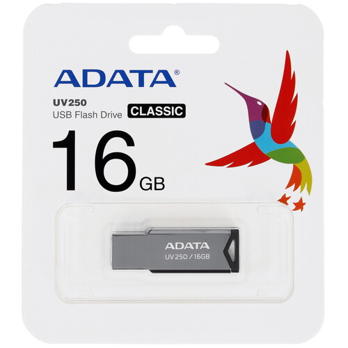 Купить Память USB Flash 16 ГБ ADATA UV250 [AUV250-16G-RBK] в интернет-магазине DNS. Характеристики, цена ADATA UV250 | 1692950.