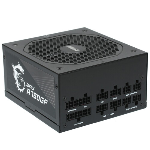 Купить Блок питания MSI MPG A750GF [MPG A750GF] черный в интернет-магазине DNS. Характеристики, цена MSI MPG A750GF | 4747577.