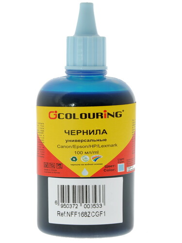 Купить Чернила водорастворимые Colouring светло-голубой в интернет-магазине DNS. Характеристики, цена Colouring | 0119565.
