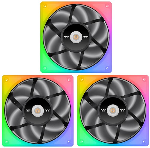 Купить Комплект вентиляторов Thermaltake TOUGHFAN 12 RGB High Static Pressure Radiator Fan [CL-F135-PL12SW-A] белый в интернет-магазине DNS. Характеристики, цена Thermaltake TOUGHFAN 12 RGB High Static Pressure Radiator Fan | 5098469.