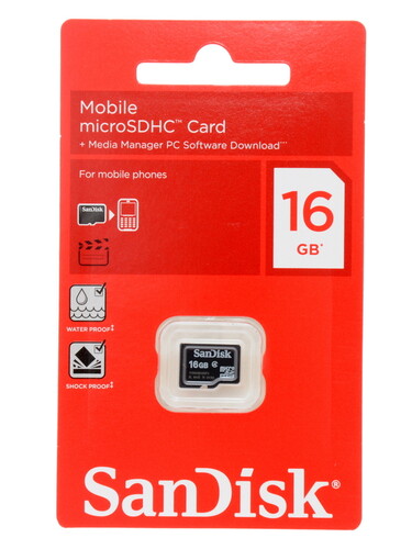 Купить Карта памяти SanDisk microSDHC 16 ГБ в интернет-магазине DNS. Характеристики, цена  | 0135349.