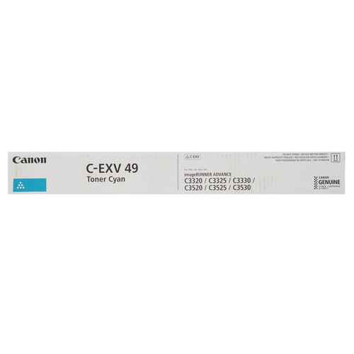 Купить Картридж лазерный Canon C-EXV49C голубой в интернет-магазине DNS. Характеристики, цена Canon C-EXV49C | 7945236.