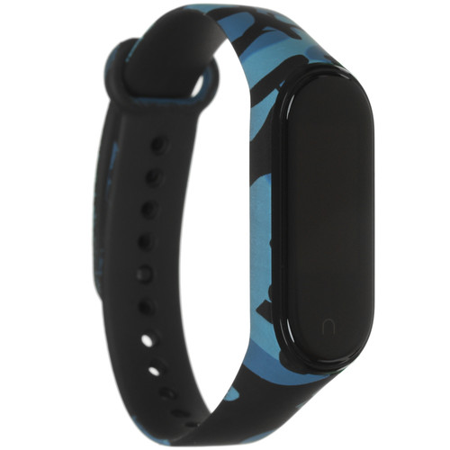 Купить Ремешок Aceline для Xiaomi Mi Smart Band 3/ 4 камуфляжный/голубой в интернет-магазине DNS. Характеристики, цена Aceline | 1276240.
