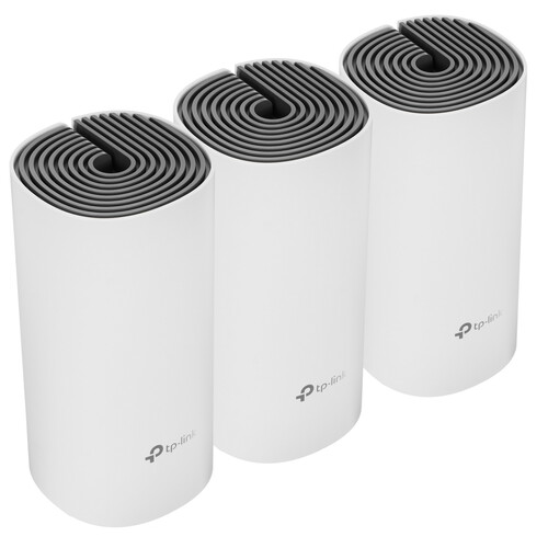 Купить MESH-комплект TP-Link Deco E4 + (2 Deco E4S) в интернет-магазине DNS. Характеристики, цена TP-Link Deco E4 + (2 Deco E4S) | 5400094.