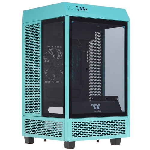 Купить Корпус Thermaltake The Tower 100 Turquoise [CA-1R3-00SBWN-00] бирюзовый в интернет-магазине DNS. Характеристики, цена Thermaltake The Tower 100 Turquoise | 4852249.
