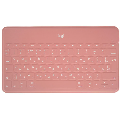 Купить Клавиатура  беспроводная Logitech Keys-To-Go цвет розовый в интернет-магазине DNS. Характеристики, цена Logitech Keys-To-Go | 4837738.