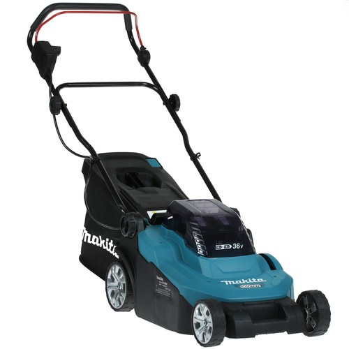 Купить Газонокосилка аккумуляторная Makita DLM382PM2 LXT 18V в интернет-магазине DNS. Характеристики, цена Makita DLM382PM2 | 8185432.