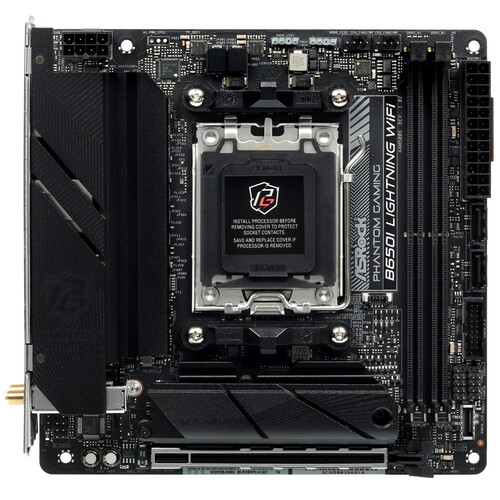Купить Материнская плата ASRock B650I Lightning WiFi в интернет-магазине DNS. Характеристики, цена ASRock B650I Lightning WiFi | 5436751.