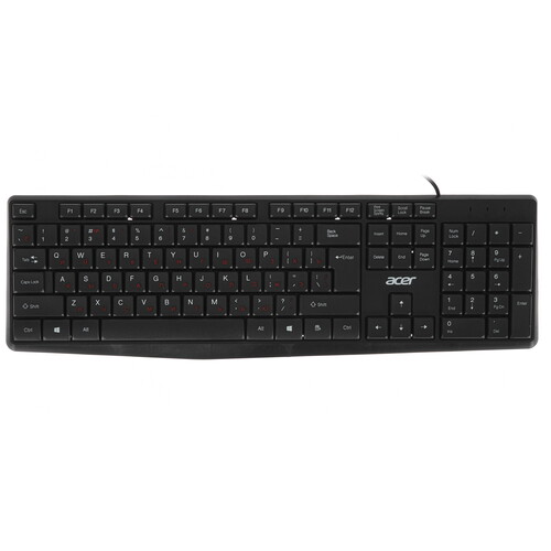 Купить Клавиатура  проводная Acer OKW121 в интернет-магазине DNS. Характеристики, цена Acer OKW121 | 5097267.