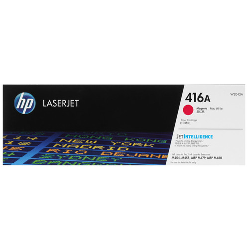 Купить Картридж лазерный HP 416A (W2043A) (азиатская версия) пурпурный в интернет-магазине DNS. Характеристики, цена HP 416A (W2043A) (азиатская версия) | 5406706.