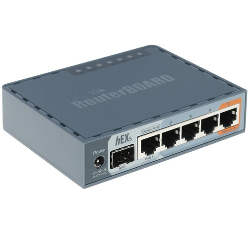 Купить Маршрутизатор Mikrotik hEX S в интернет-магазине DNS. Характеристики, цена Mikrotik hEX S | 1256927.
