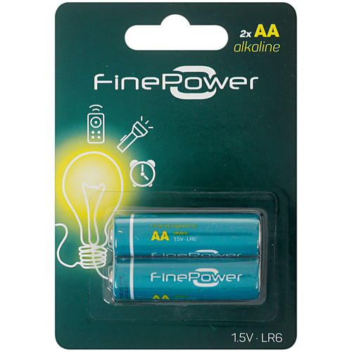 Купить Батарейка FinePower Alkaline AA (LR6/ER14505/FR6/R6P) в интернет-магазине DNS. Характеристики, цена FinePower Alkaline | 1163137.