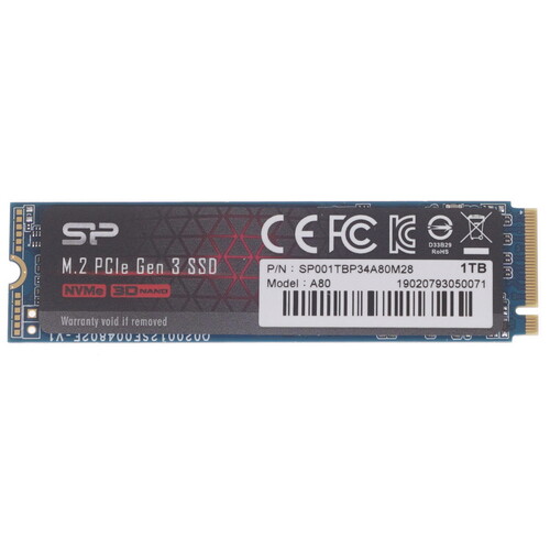 Купить M.2 NVMe накопитель Silicon Power P34A80 [SP001TBP34A80M28] в интернет-магазине DNS. Характеристики, цена Silicon Power P34A80 | 1374871.