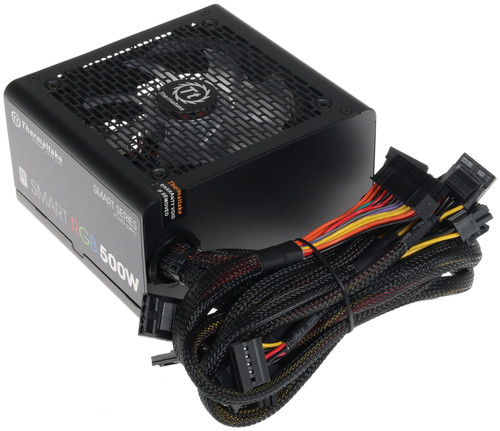 Купить Блок питания Thermaltake Smart RGB 500W [PS-SPR-0500NHSAWE-1] черный в интернет-магазине DNS. Характеристики, цена Thermaltake Smart RGB 500W | 1187982.