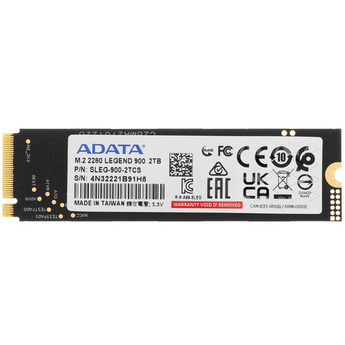 Купить 2000 ГБ M.2 NVMe накопитель ADATA LEGEND 900 [SLEG-900-2TCS] в интернет-магазине DNS. Характеристики, цена ADATA LEGEND 900 | 5425204.