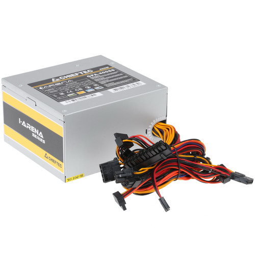 Купить Блок питания Chieftec iARENA 400W [GPA-400S8] серый в интернет-магазине DNS. Характеристики, цена Chieftec iARENA 400W | 1379286.