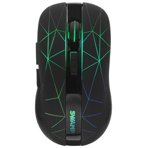 Купить Мышь беспроводная Oklick 975GW SWAMP черный [2400 dpi, подсветка ...