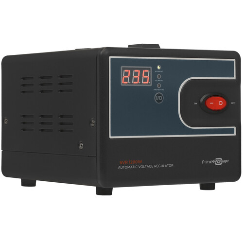Купить Стабилизатор напряжения FinePower SVR 1200W в интернет-магазине DNS. Характеристики, цена FinePower SVR 1200W | 5419943.