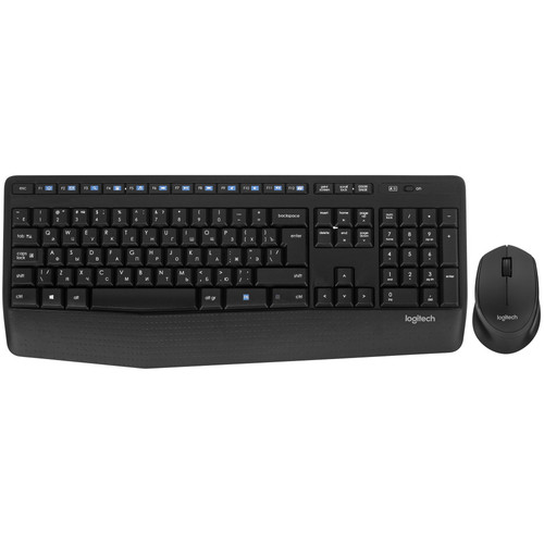 Купить Клавиатура+мышь беспроводная   Logitech MK345 черный в интернет-магазине DNS. Характеристики, цена Logitech MK345 | 5074611.