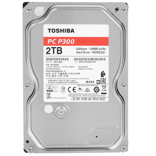 Купить Жесткий диск Toshiba P300 [HDWD220UZSVA] в интернет-магазине DNS. Характеристики, цена Toshiba P300 | 4714526.