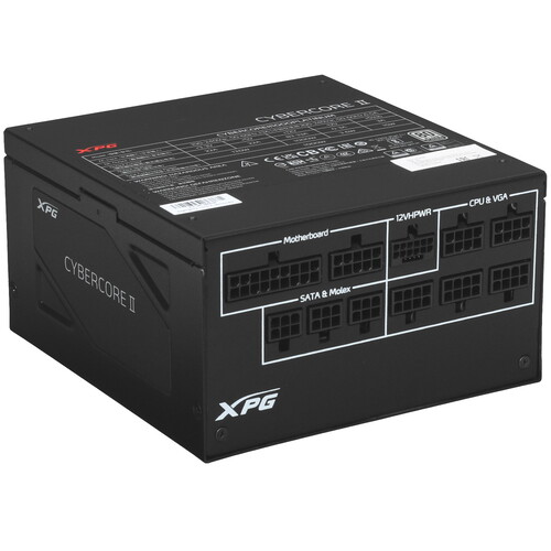 Купить Блок питания ADATA XPG CYBER CORE II 1000W [CYBERCOREII1000P-BKCEU] черный в интернет-магазине DNS. Характеристики, цена ADATA XPG CYBER CORE II 1000W | 5416317.