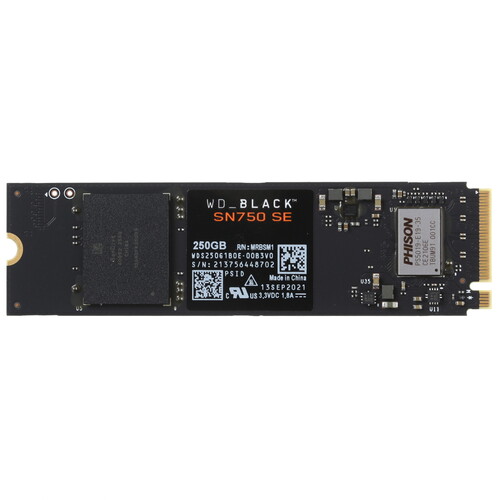 Купить SSD M.2 накопитель WD Black SN750 SE [WDS250G1B0E] в интернет ...