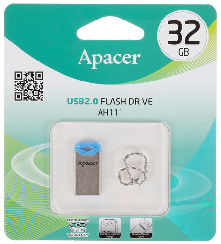 Купить Память USB Flash 32 ГБ Apacer AH111 [AP32GAH111U-1] в интернет-магазине DNS. Характеристики, цена Apacer AH111 | 1191495.