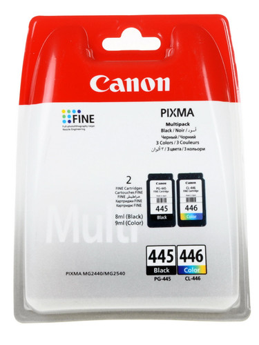 Купить Набор картриджей Canon PG-445/CL-446 многоцветный, черный в интернет-магазине DNS. Характеристики, цена Canon PG-445/CL-446 | 0185991.