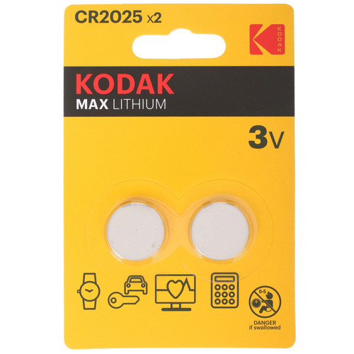 Купить Батарейка Kodak MAX CR2025 в интернет-магазине DNS. Характеристики, цена Kodak MAX | 4741179.