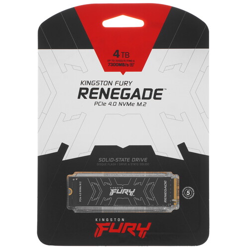 Купить 4000 ГБ M.2 NVMe накопитель Kingston FURY Renegade [SFYRD/4000G] в интернет-магазине DNS. Характеристики, цена Kingston FURY Renegade | 5055492.