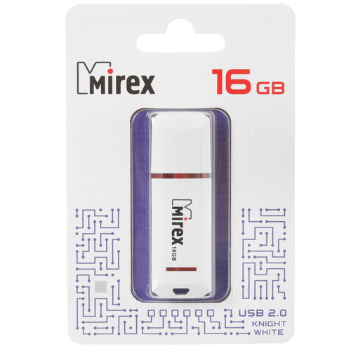 Купить Память USB Flash 16 ГБ Mirex Knight [13600-FMUKWH16] в интернет-магазине DNS. Характеристики, цена Mirex Knight | 4867930.